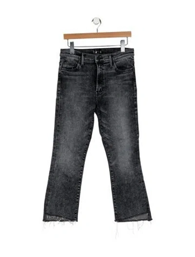 Pre-owned Mother High-rise Straight Leg Jeans In Multi