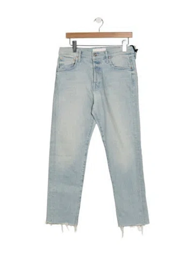Pre-owned Mother High-rise Straight Leg Jeans W/ Tags
