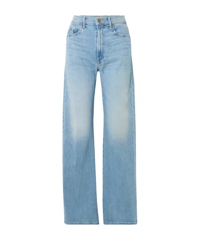 Mother The Lasso 5-pocket Straight-leg Jeans In Blue