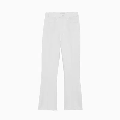 Mother Hustle Ankle  Jeans In White