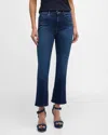 Mother Hustler Ankle Bootcut Jeans In Heirloom In Blue