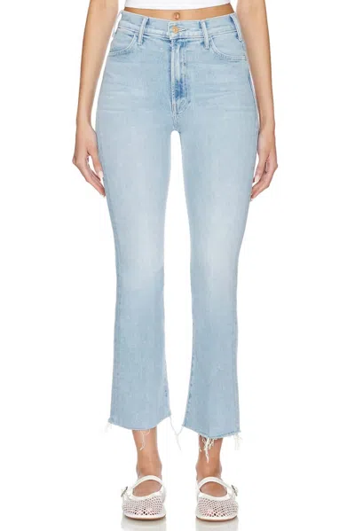 MOTHER HUSTLER ANKLE FRAY JEAN IN LOST ART