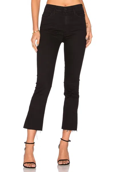 Mother Hustler Ankle Fray Jean In Not Guilty In Black