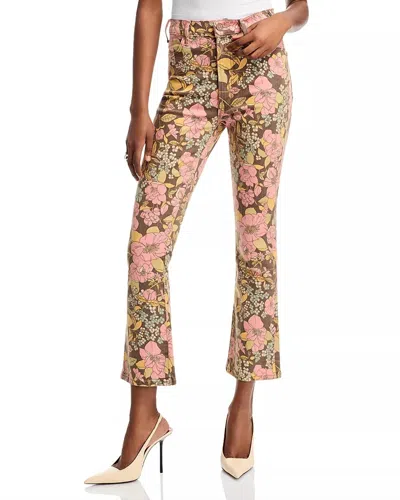 Mother Hustler Bouquet Ankle Jeans In Boutonniere Bouquet