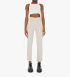 Mother Hustler Flood Jeans In Feather Grey