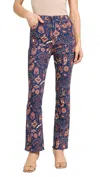 Mother The Hustler Flood Henna Happiness Flare Jean In Multi