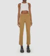 Mother The Hustler Flood Ankle Straight Leg Jeans In Multi