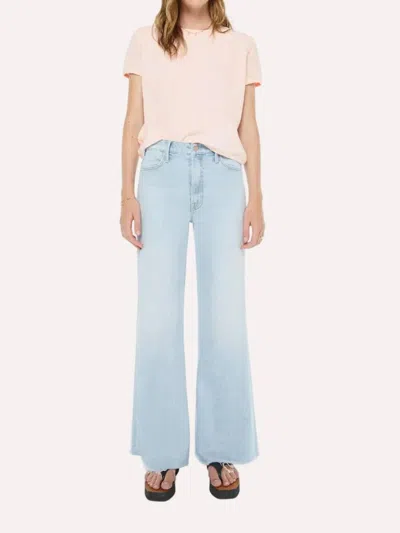 Mother Petites The Lil Hustler Roller Skimp Fray Bring Cooler Jeans In Multi