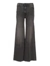 Mother Hustler Roller Sneak Jean In Black
