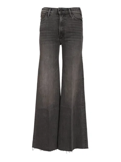 Mother Hustler Roller Sneak Jean In Black