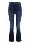 MOTHER MOTHER HUSTLER STRETCH COTTON JEANS