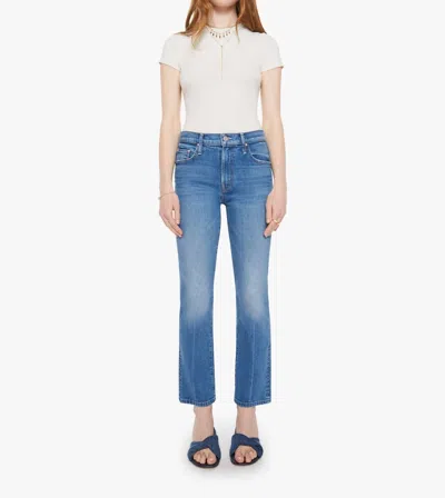Mother Inside High Rise Ankle Bootcut Jeans In Get Two Birds Stoned In Multi