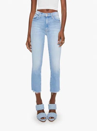 Mother Insider Crop Fray Pants In Limited Edition