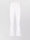 Mother The Tripped Distressed Bootcut Ankle Jeans