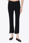 Mother Insider Crop Step Frayed Jeans