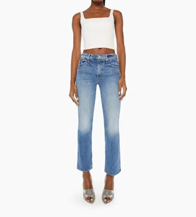 Mother Insider Flood Jeans In Metal Magic In Multi