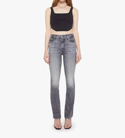 Mother High Waisted Weekender Skimp Jean In Northern Lights In Gray