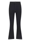 Mother Weekender Flare Leg Jeans In Deep End In Black  