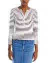 Mother Itty Bitty Pixie Thermal Tee In Stripe Tease In Multi
