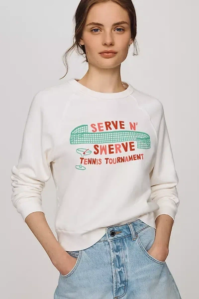 Mother Itty Concert Pullover In White