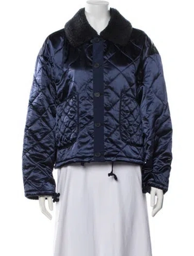 Pre-owned Mother Jacket In Blue