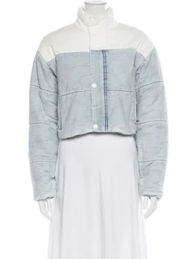 Pre-owned Mother Jacket In Blue