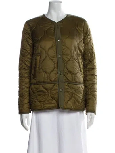 Pre-owned Mother Jacket In Green