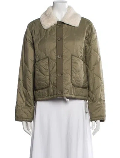 Pre-owned Mother Jacket In Green