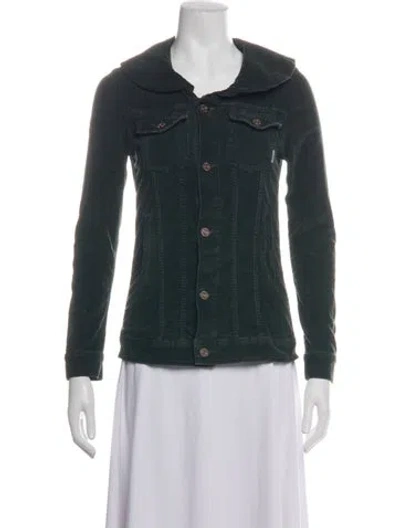 Pre-owned Mother Jacket In Green