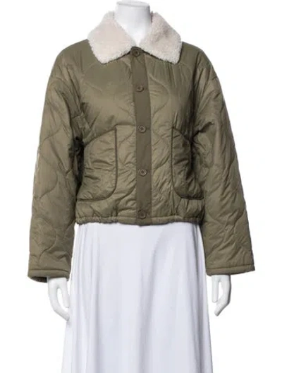 Pre-owned Mother Jacket In Green