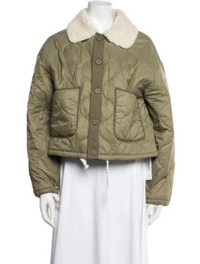 Pre-owned Mother Jacket In Green
