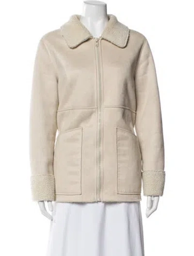 Pre-owned Mother Jacket In Neutral