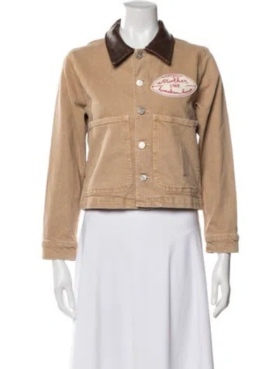 Pre-owned Mother Jacket In Neutral