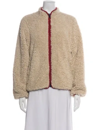 Pre-owned Mother Jacket In Neutrals