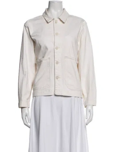 Pre-owned Mother Jacket In Neutrals