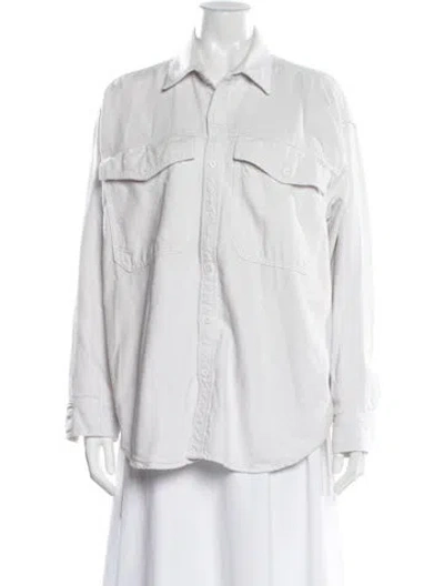 Pre-owned Mother Jacket In White