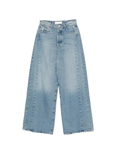 Mother Jean The Pipe Dream Sneak Denim Hood In Blue