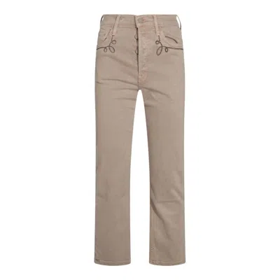 Mother Jeans In Beige