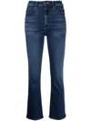 Mother Womens Heirloom Lil Hustler Straight-leg Mid-rise Stretch-denim Jeans
