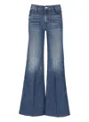 Mother The Twister Sneak Jeans In Blue