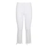 Mother White Cotton Jeans In White