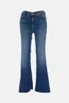 Mother Lil Doozy Fray Flared Jeans