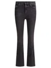 Mother Flared Leg Trousers Contrast Stitching