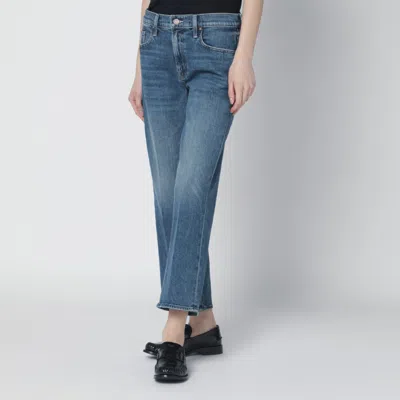 Mother Troublemaker Straight-leg Jeans In Blue