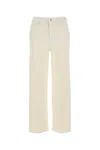 Mother Stretch Denim The Rambler Trousers In Beige O Tan