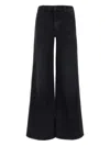 Mother The Roller Sneak Denim Jeans In Black