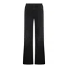Mother Black Stretch Denim The Roller Jeans In Black