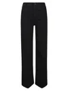 Mother Straight-leg Jeans In Black