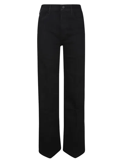 Mother Straight-leg Jeans In Black