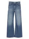 Mother Light Blue The Tomcat Roller Skimp Jeans In Blue